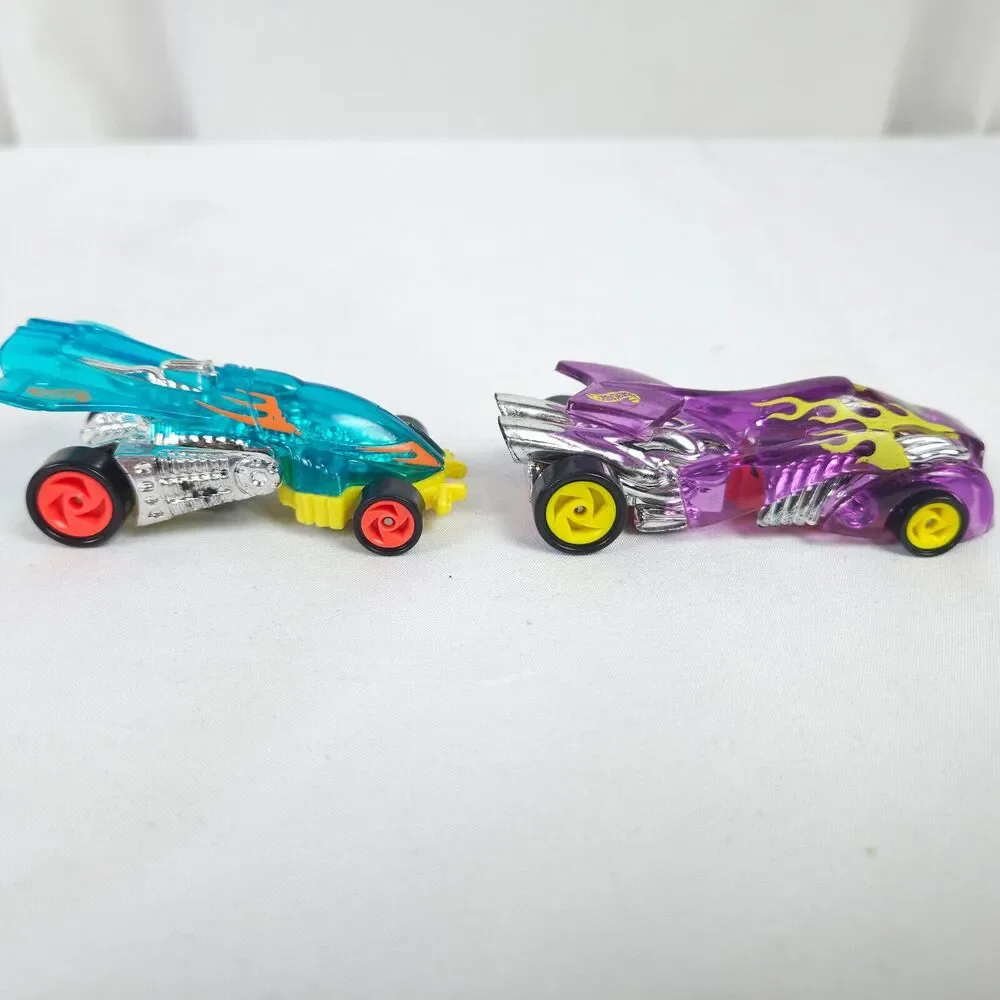 Vintage 90s Hot Wheels 1993 Speed Hook Launcher Race Cars 57 Chevy Alligator Top